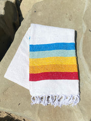 SUNDREAM Vintage Rainbow Blanket-The Shop Laguna Beach