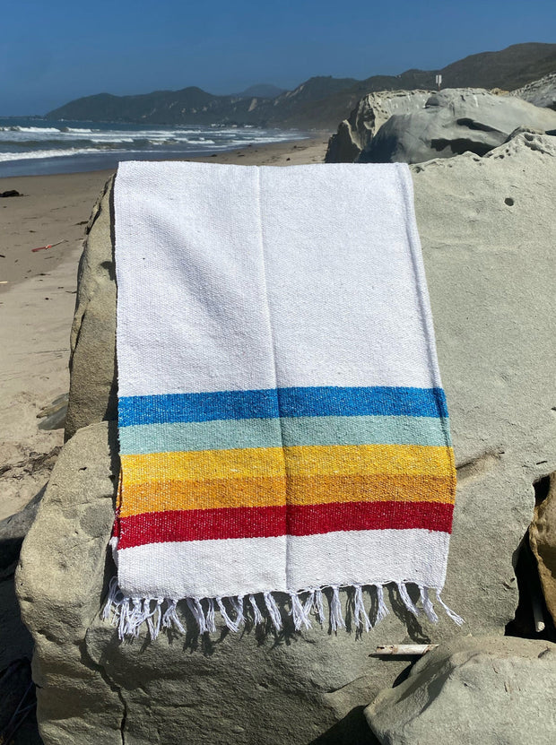 SUNDREAM Vintage Rainbow Blanket-The Shop Laguna Beach