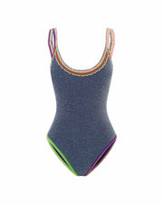 IT'S NOW COOL DIY Beaded Lurex One Piece-The Shop Laguna Beach