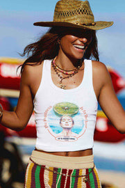 IT'S NOW COOL The Rib Graphic Tank-The Shop Laguna Beach