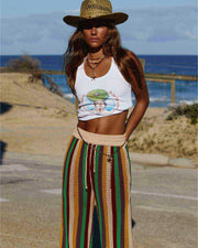 IT'S NOW COOL Crochet Leisure Pant-The Shop Laguna Beach