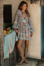 SPELL • CABANA Impala Lily Mini Dress-The Shop Laguna Beach
