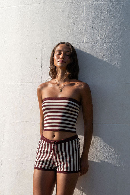 RHYTHM Daybreak Stripe Tube Top-The Shop Laguna Beach