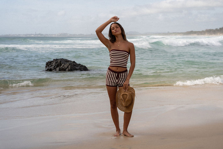 RHYTHM Daybreak Stripe Tube Top-The Shop Laguna Beach