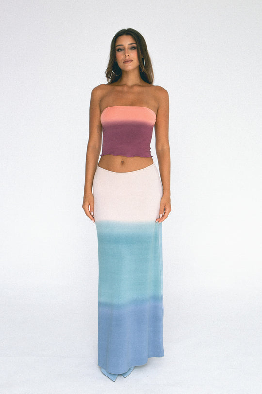 INDAH Kosho Ombre Tube Top-The Shop Laguna Beach