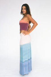 INDAH Monarch Ombre Printed Maxi Skirt-The Shop Laguna Beach