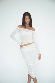 INDAH Coco Solid Long Sleeve Top-The Shop Laguna Beach