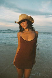INDAH Nola Solid Mini Dress-The Shop Laguna Beach