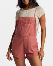 BILLABONG Wild Pursuit Short Overalls - More Colors Available-The Shop Laguna Beach