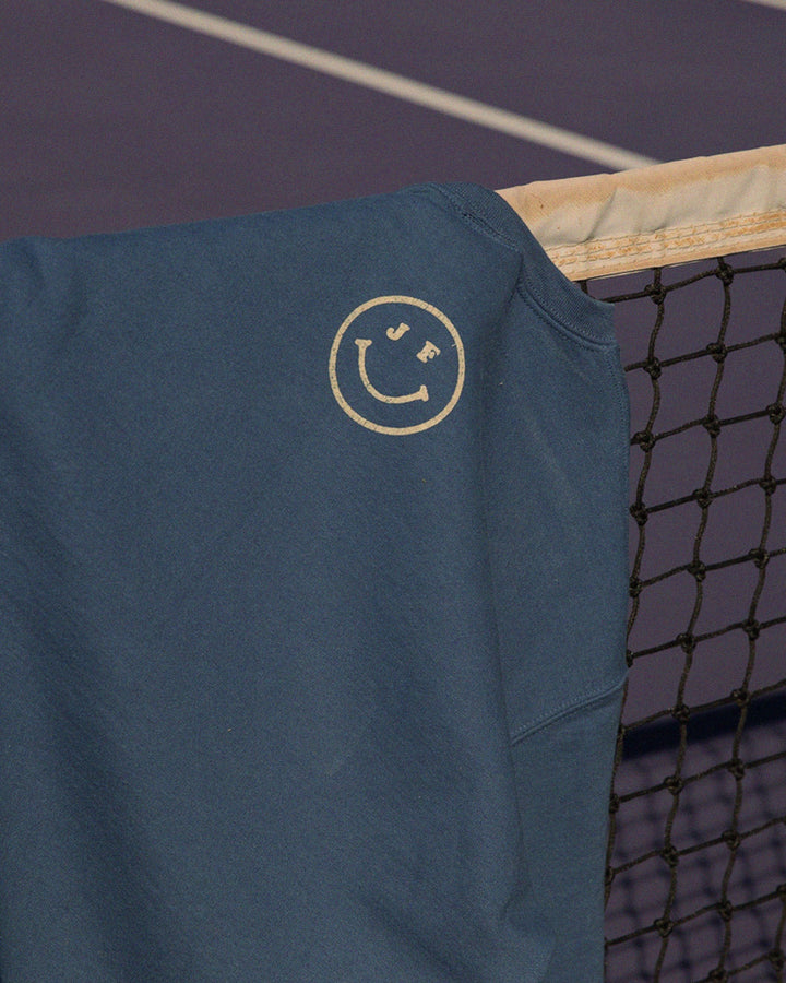 JUNK FOOD Le Sports Club Crew Fleece Sweatshirt-The Shop Laguna Beach