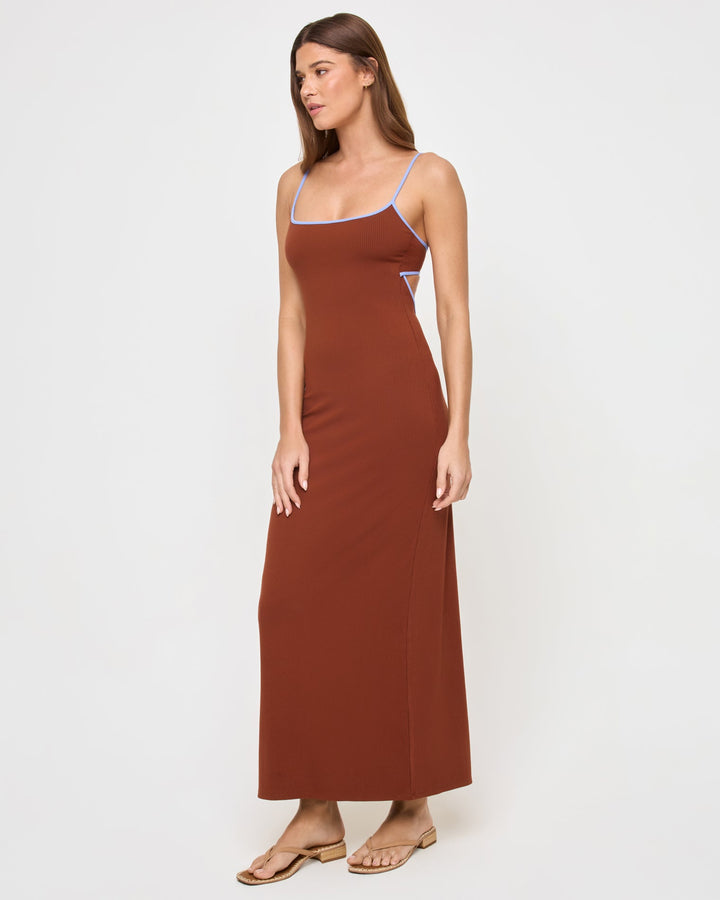 LSPACE Jordana Rib Midi Dress-The Shop Laguna Beach