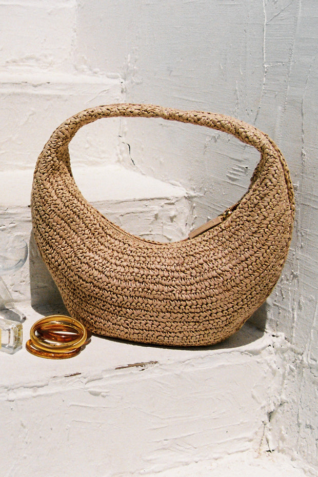 LSPACE Aya Raffia Handbag-The Shop Laguna Beach