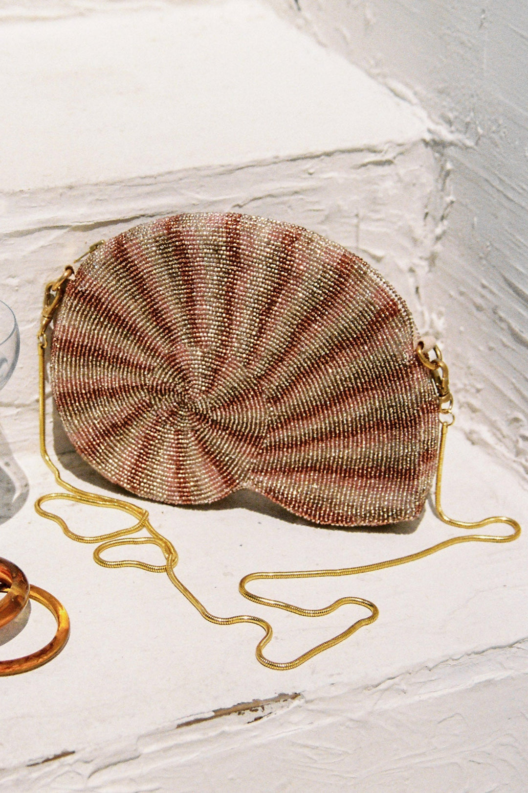 LSPACE Nautilus Beaded Bag-The Shop Laguna Beach