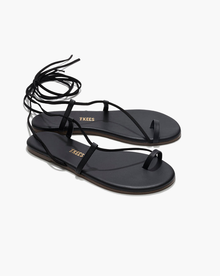 TKEES Jo Ankle Tie Sandal-The Shop Laguna Beach