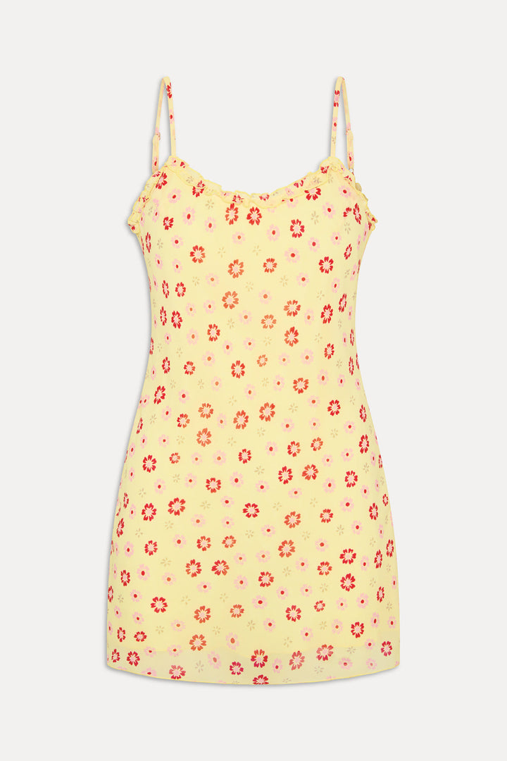 FRANKIES BIKINIS Josie Floral Mini Dress-The Shop Laguna Beach