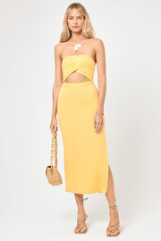 LSPACE Kierra Cut-Out Rib Knit Tube Dress-The Shop Laguna Beach