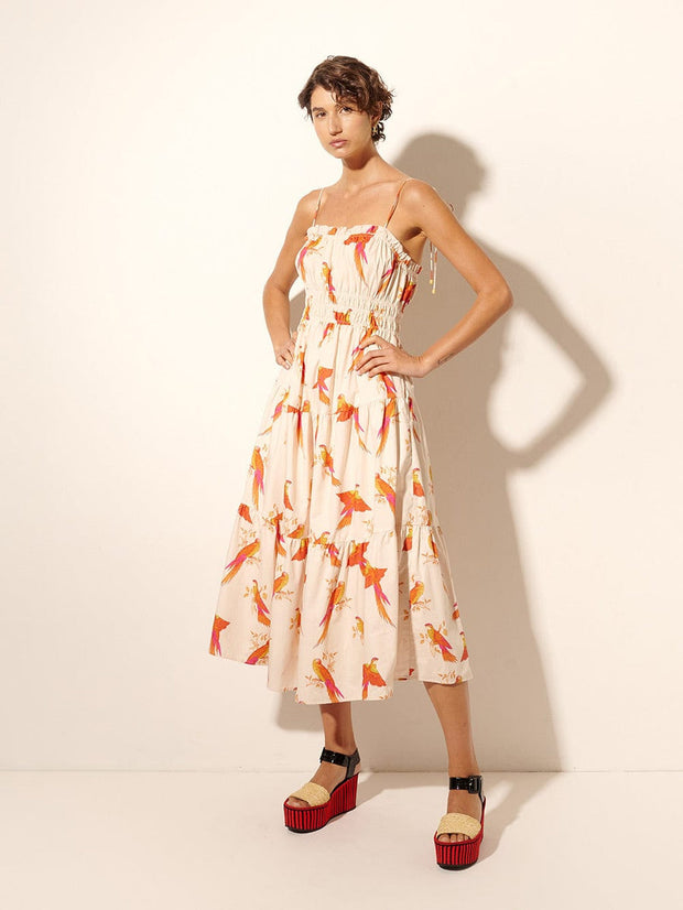 KIVARI Kaylee Printed Midi Dress-The Shop Laguna Beach