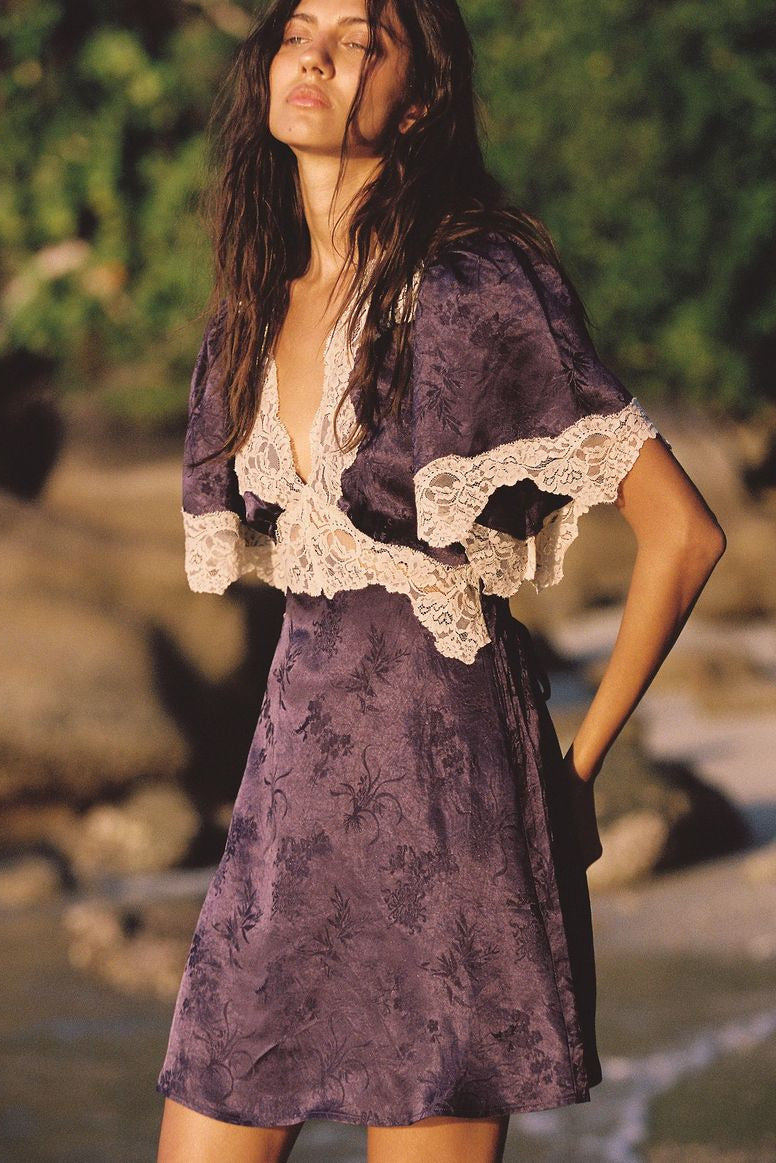 SPELL Lasiandra Lace Mini Dress