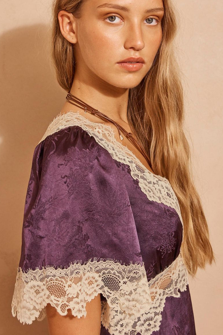SPELL Lasiandra Lace Mini Dress