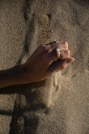 LILI CLASPE Adira Gold-Plated Pearl Ring-The Shop Laguna Beach