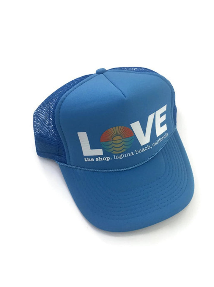LOVE THE SEA <BR> Original Trucker Hat <br><small><i> (More Colors Available) </small></i>-The Shop Laguna Beach