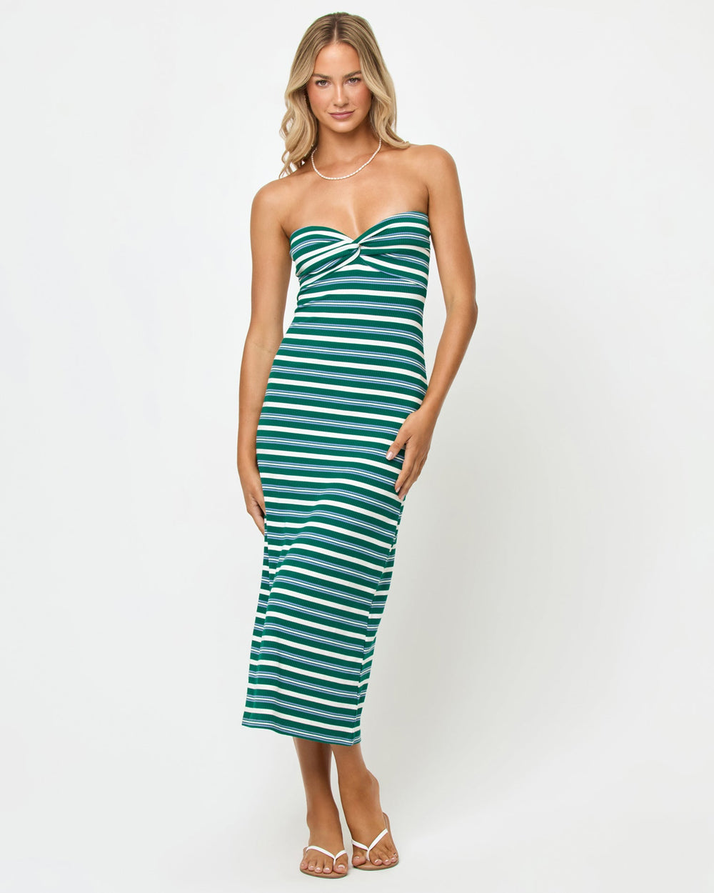 LSPACE Lisette Tube Rib Midi Dress-The Shop Laguna Beach