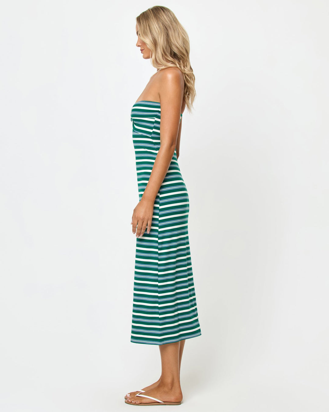 LSPACE Lisette Tube Rib Midi Dress-The Shop Laguna Beach