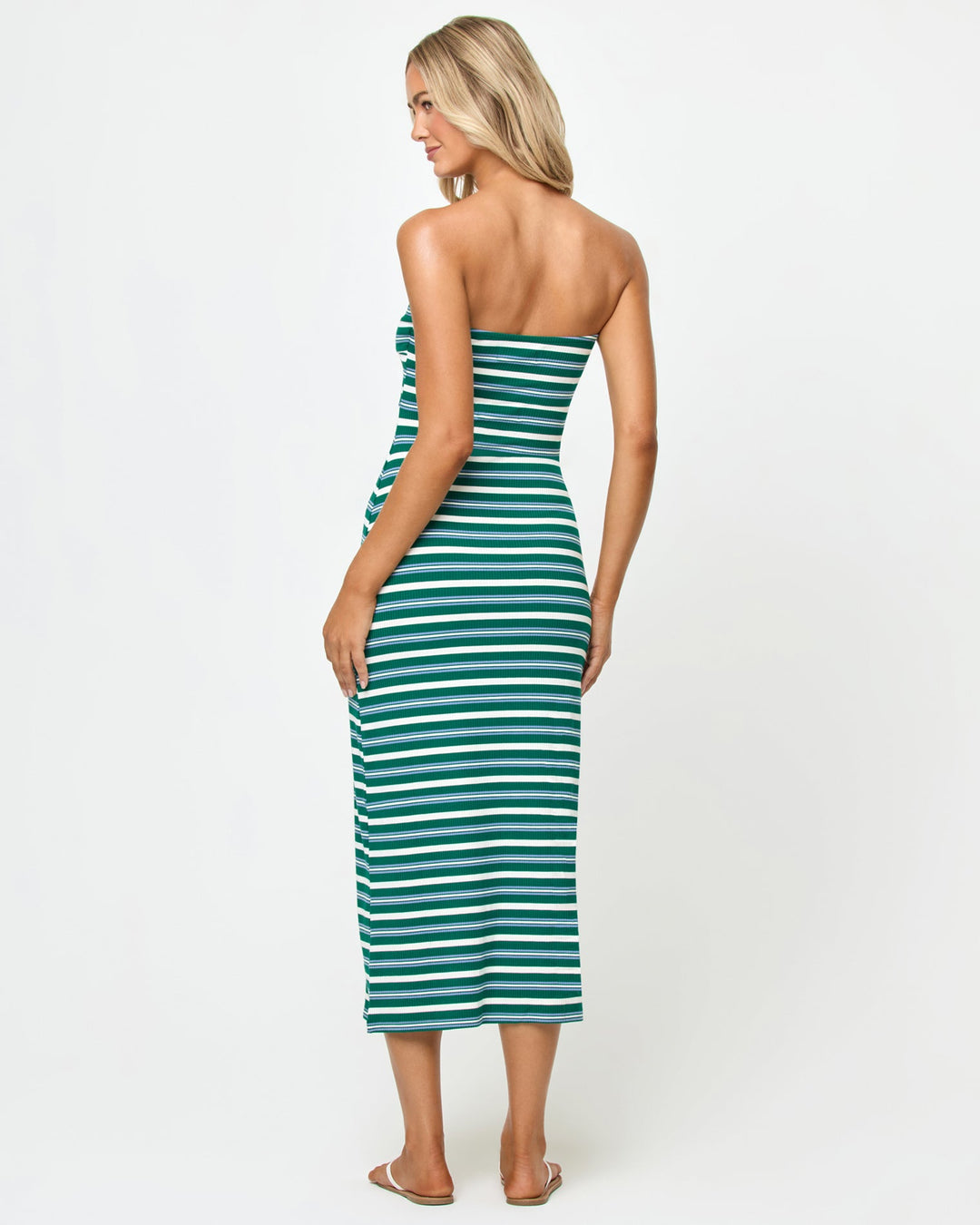 LSPACE Lisette Tube Rib Midi Dress-The Shop Laguna Beach