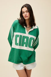 DAYDREAMER Ciao Rugby Long Sleeve Tee-The Shop Laguna Beach