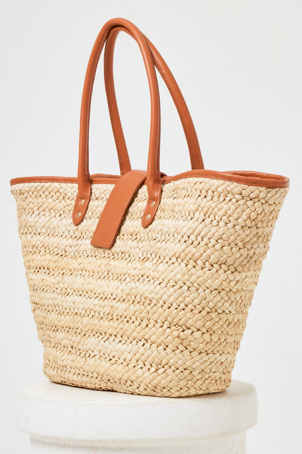 LSPACE Alfie Cornhusk Tote Bag-The Shop Laguna Beach