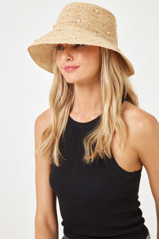 LSPACE Carmel Island Raffia Hat