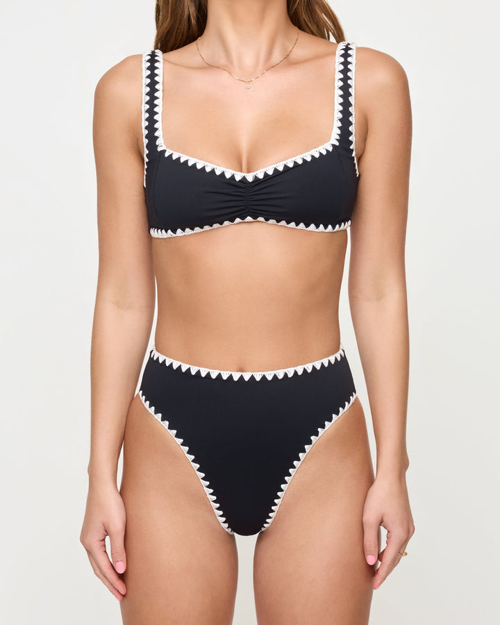 LSPACE Savannah Stitch High-Waist Bottom-The Shop Laguna Beach