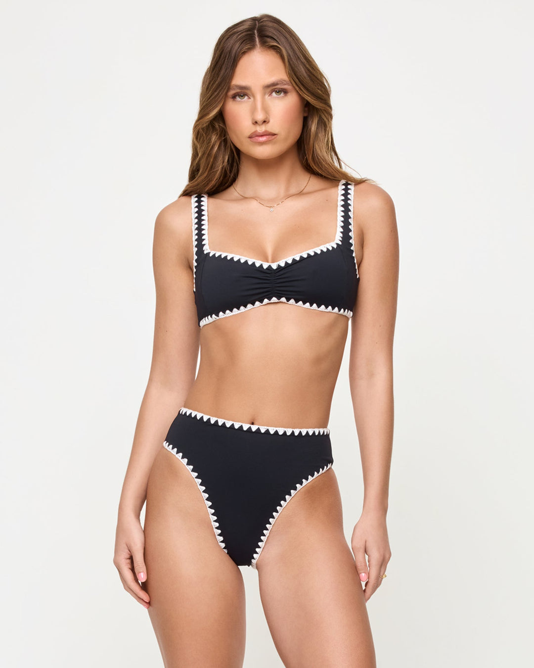 LSPACE Savannah Stitch High-Waist Bottom-The Shop Laguna Beach