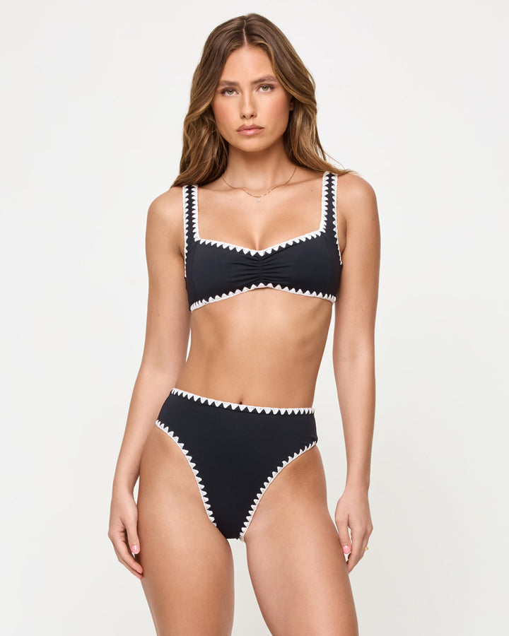 LSPACE Savannah Stitch High-Waist Bottom-The Shop Laguna Beach