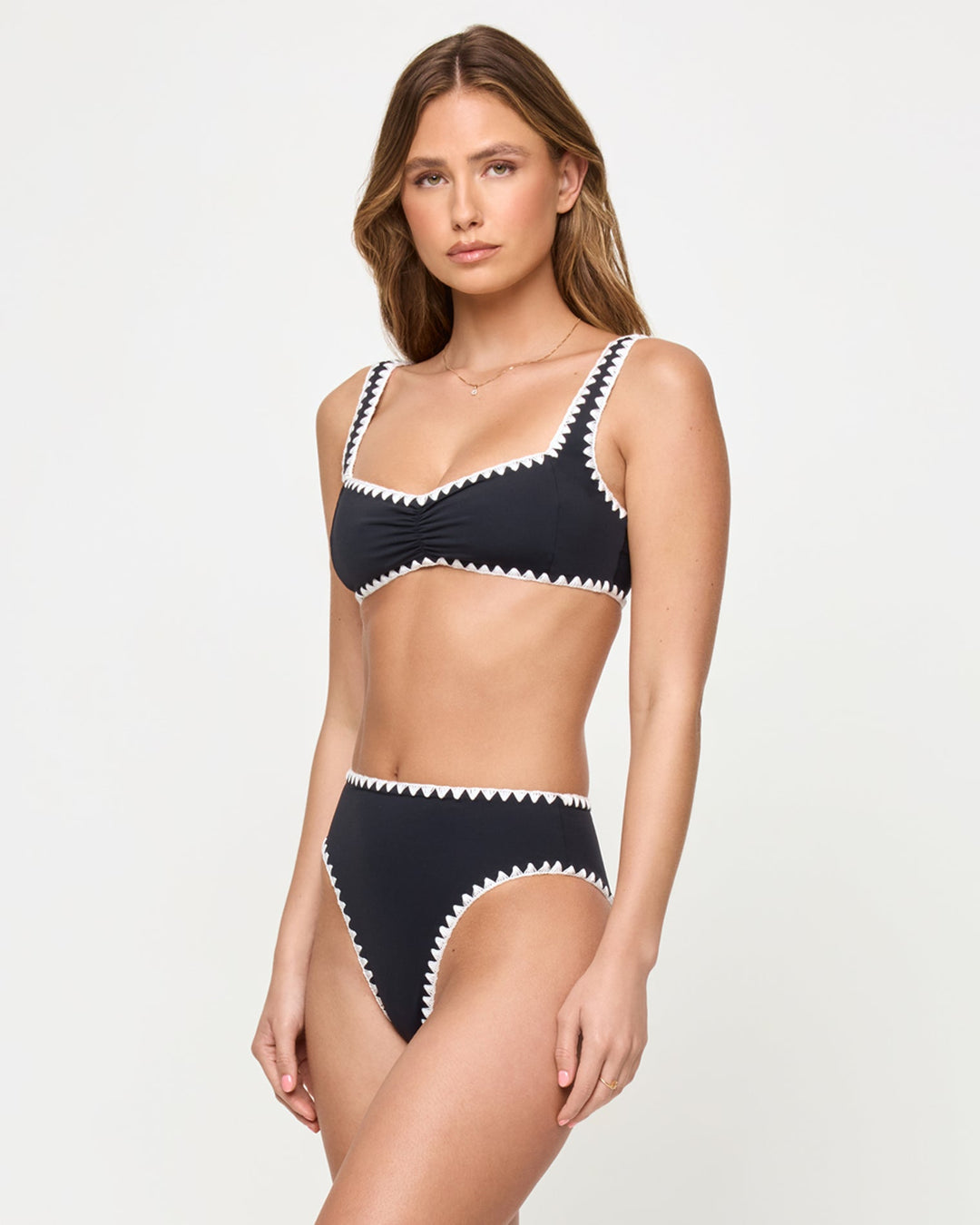 LSPACE Savannah Stitch High-Waist Bottom-The Shop Laguna Beach
