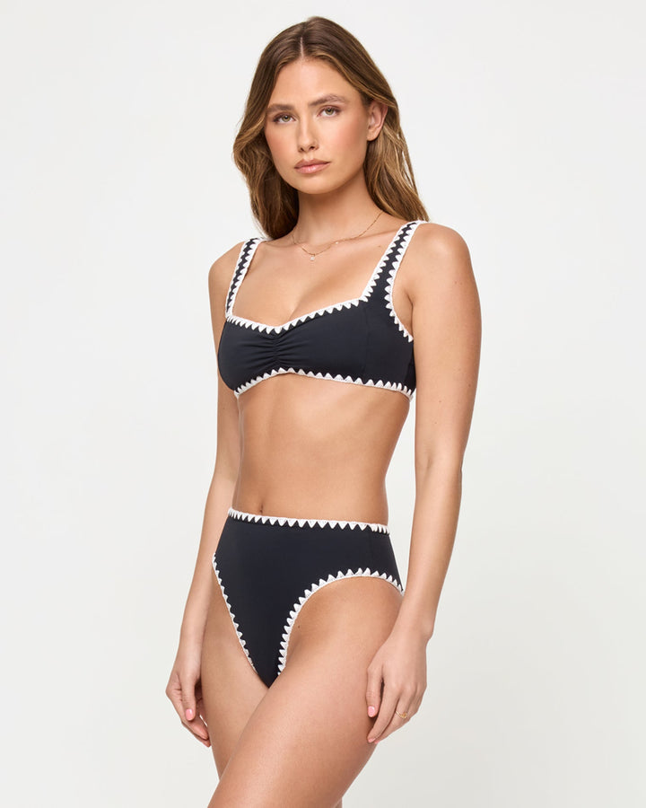 LSPACE Savannah Stitch High-Waist Bottom-The Shop Laguna Beach