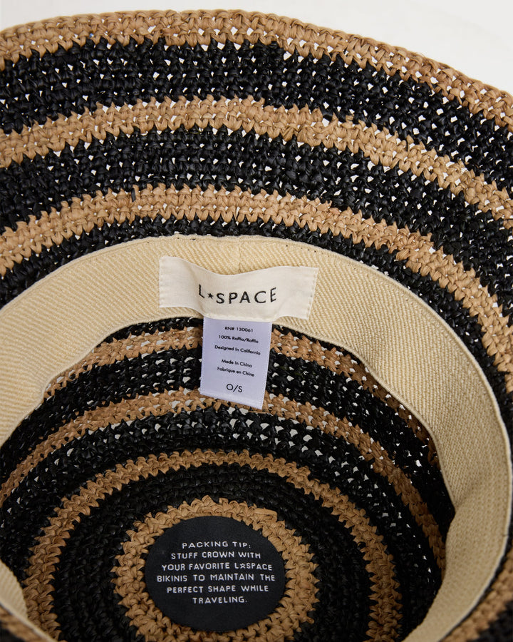LSPACE Isadora Straw Bucket Hat - More Colors Available-The Shop Laguna Beach