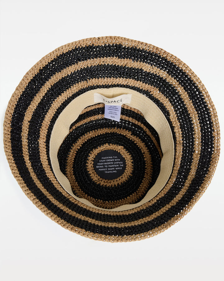 LSPACE Isadora Straw Bucket Hat - More Colors Available-The Shop Laguna Beach