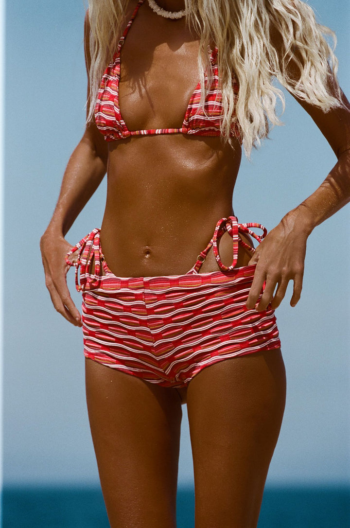 LSPACE X THE SALTY BLONDE Caliente Micro Coverup Short-The Shop Laguna Beach
