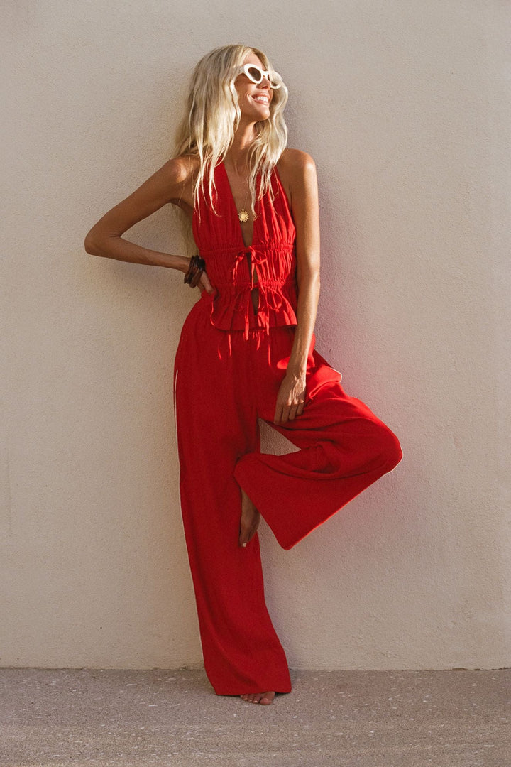 LSPACE X THE SALTY BLONDE Sur Wide-Leg Pant-The Shop Laguna Beach