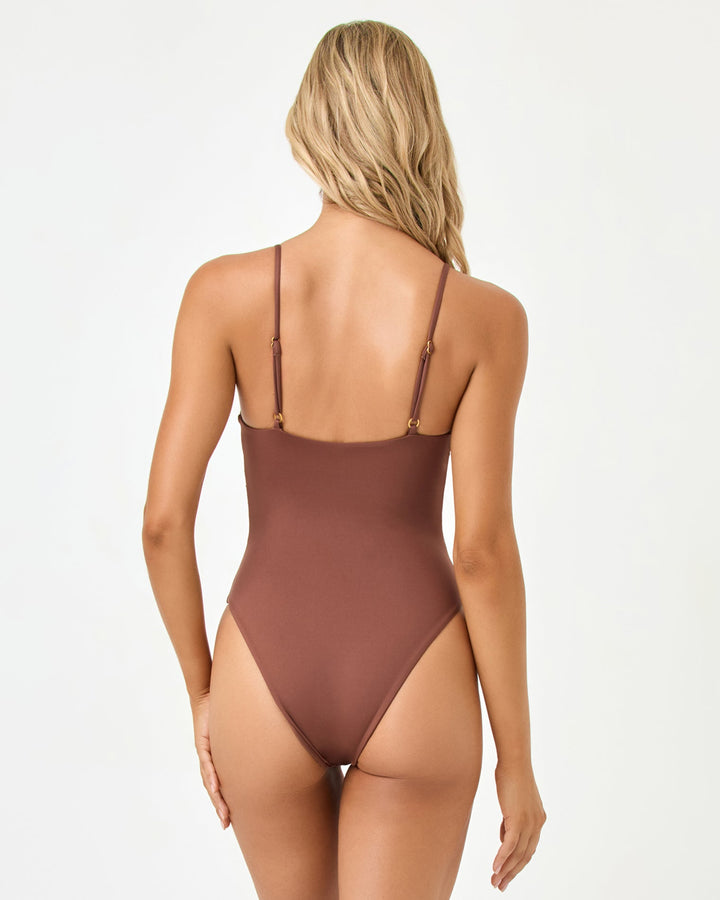 LSPACE Piper Keyhole One Piece - More Colors Available-The Shop Laguna Beach