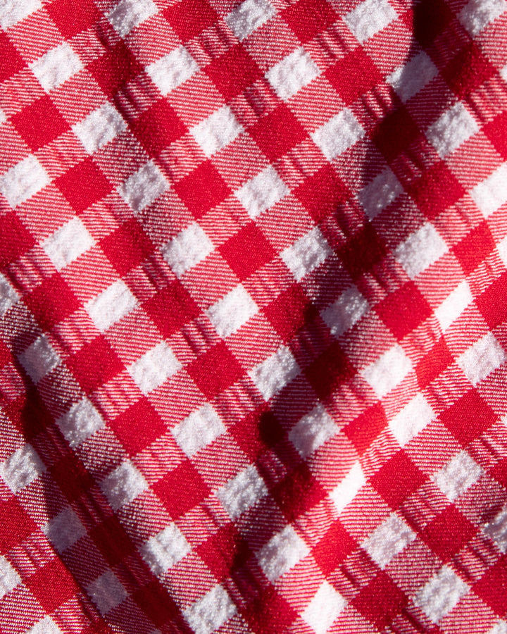 LSPACE Isa Gingham Underwire Tri Top-The Shop Laguna Beach