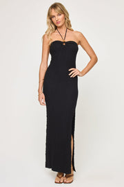 LSPACE Lucca Textured Halter Dress