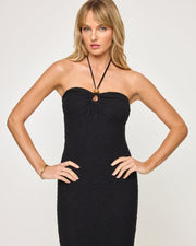 LSPACE Lucca Textured Halter Dress