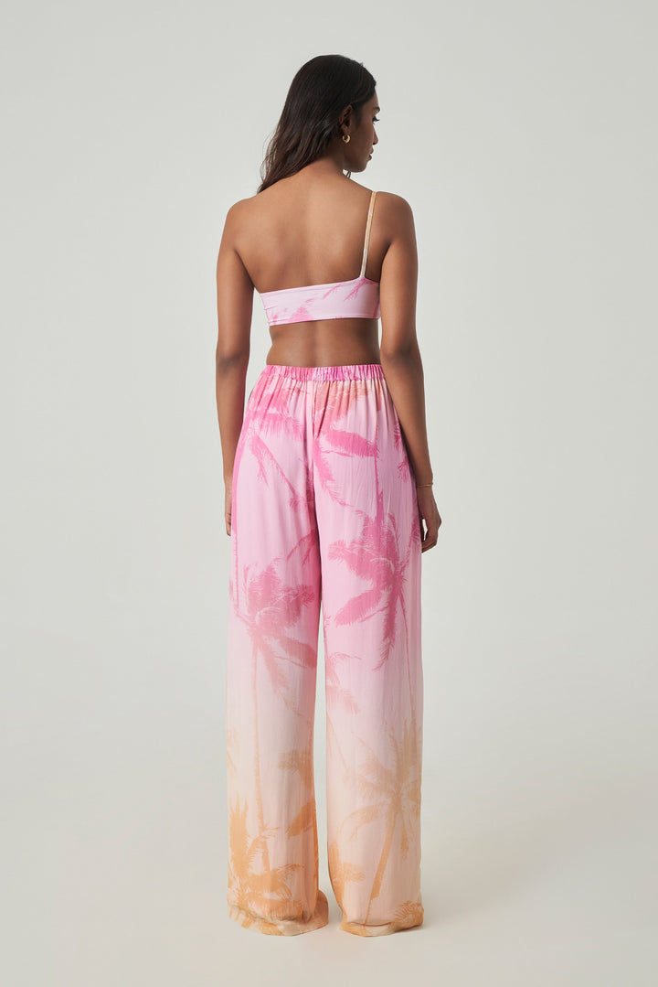 SUMMER AWAY Leon Ombre Palm Pant-The Shop Laguna Beach