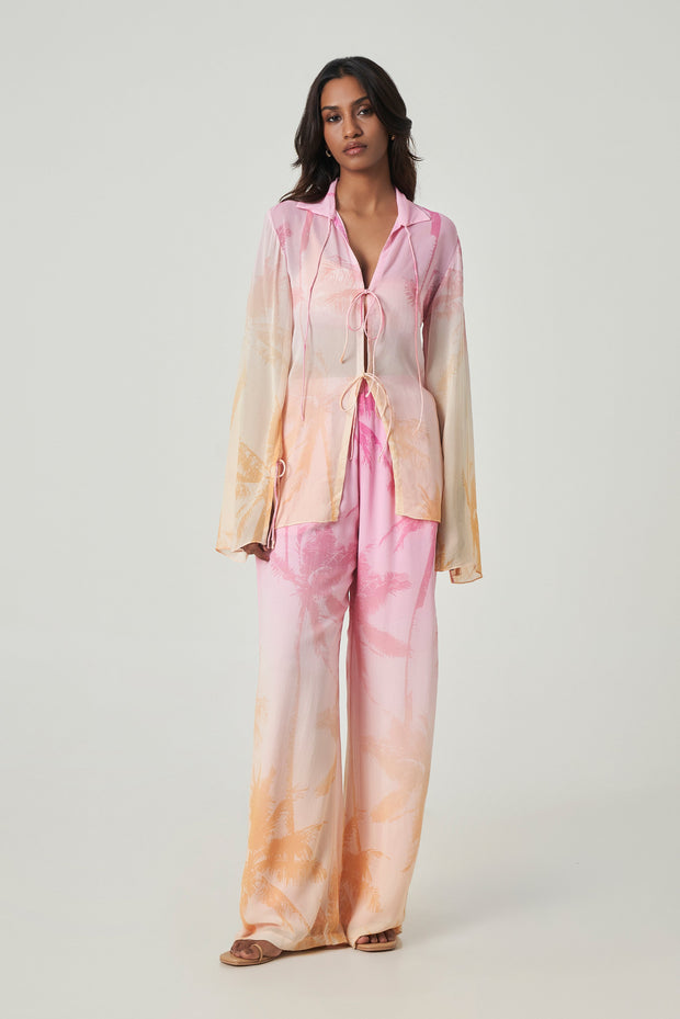 SUMMER AWAY Leon Ombre Palm Pant-The Shop Laguna Beach