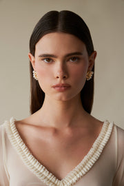 LILI CLASPE La Mer Mini Pearl Earrings