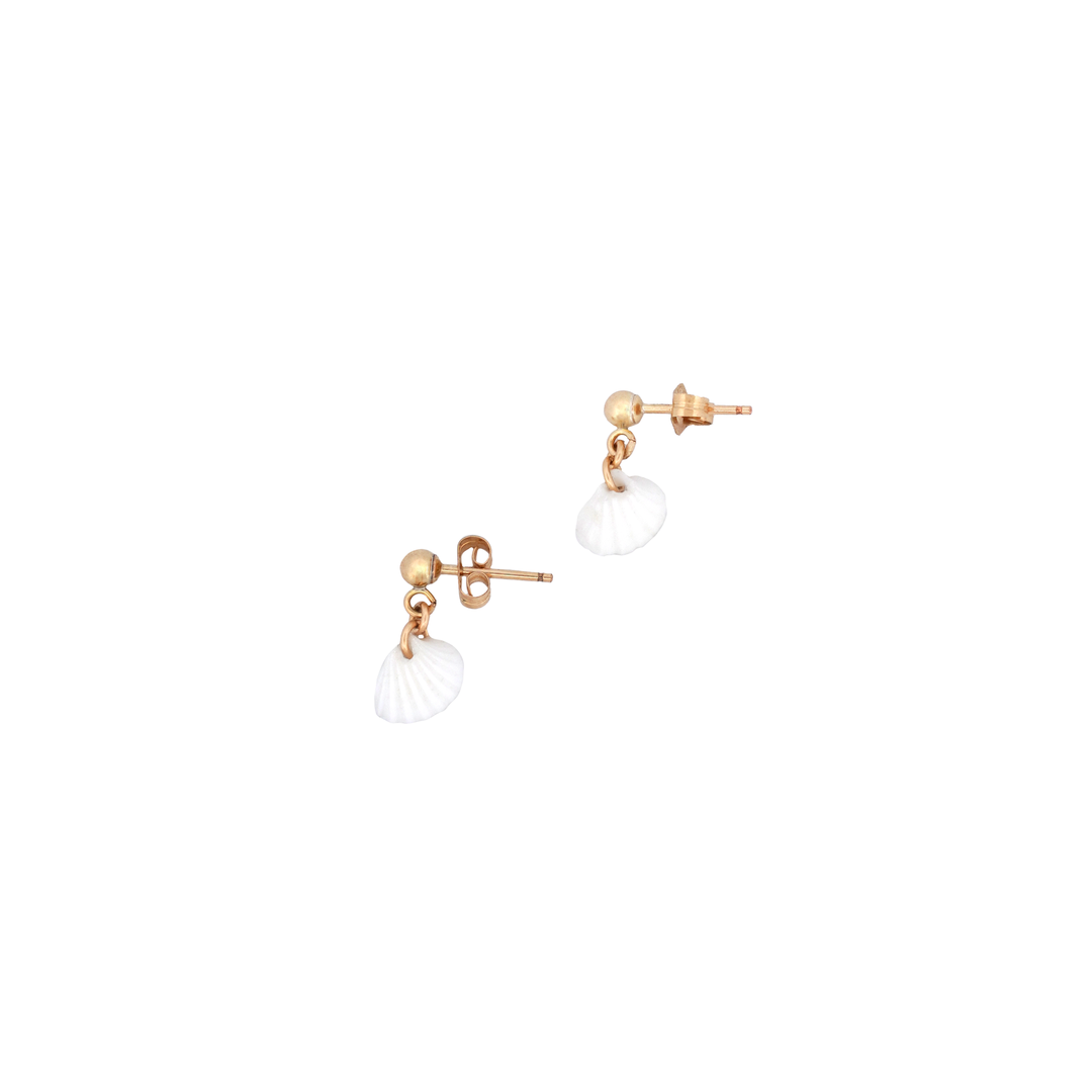 MAY MARTIN Lido Shell Studs
