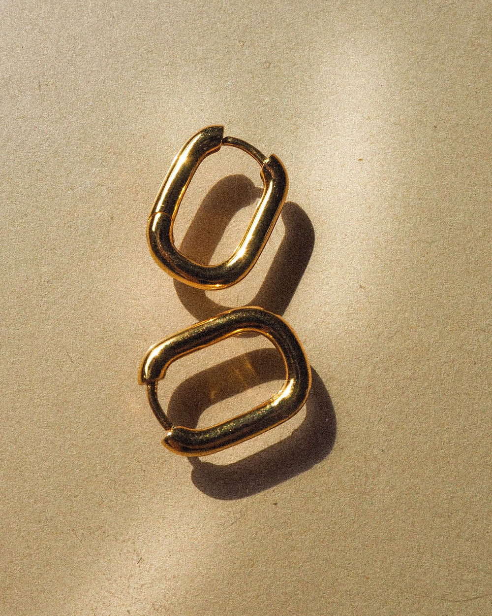 LUV AJ Chain Link Huggies - Gold-The Shop Laguna Beach