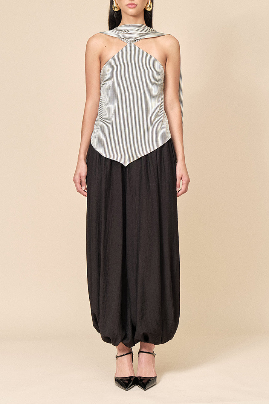 MAUDE CLUB Talia Balloon Pant-The Shop Laguna Beach